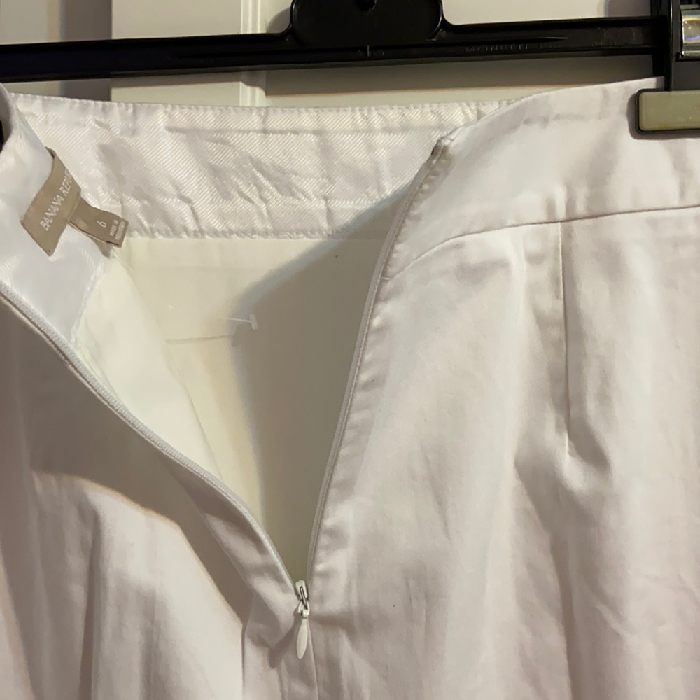 White pencil skirt 23long